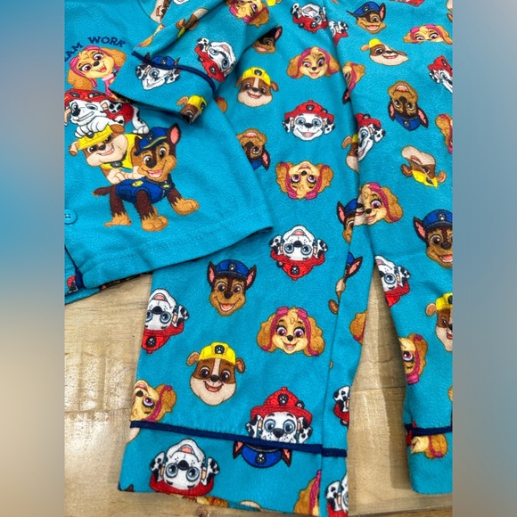 2 boys PAW PATROL Nickelodeon boys kids toddler pajama set Marshall skye - Picture 11 of 13